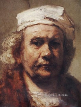  Rembrandt Oil Painting - Self portrait Det Rembrandt